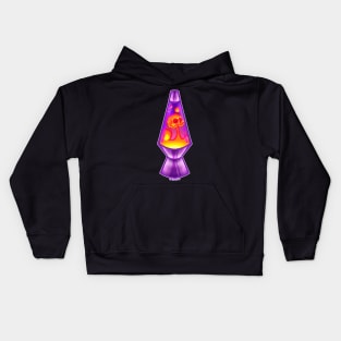 Groovy Ghoul Lava Lamp (Warm Version) Kids Hoodie